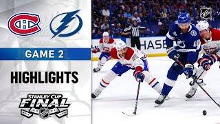 Cup Final, Gm 2: Canadiens @ Lightning 6/30/21 | NHL Highlights