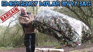 Bargain emergency mylar bivvy bag
