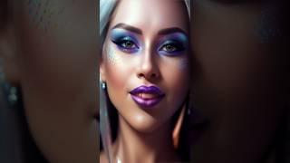 Realistic Beautiful Face Female Cyberpunk | My AI Art & Animation