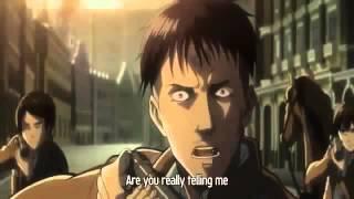 Eren vs Annie (female titan ) full fight