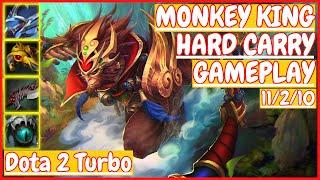 Monkey King 11/2/10 [HARD CARRY] [Gameplay DOTA 2 Turbo] 7.33