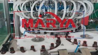 Marya Pharmaceutical Automatic Plastic Bottle Syrup Filling Machine Line Manufacturers