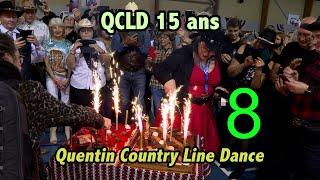 Le côté bal des 15 ans de "Quentin Country Line Dance" (8) à Élancourt (78) samedi 23 novembre 2024