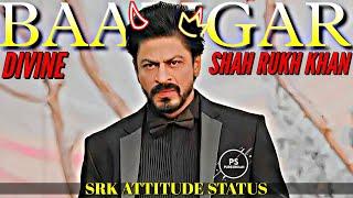 Baazigar (Divine) Ft. SRK/SRK Attitude Status/SRK Edit/SRK Transformation Status/SRK Status #srk