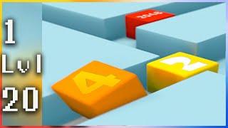 2048 Puzzle Slide: 3D Cube - Gameplay Walkthrough - Levels 1-20