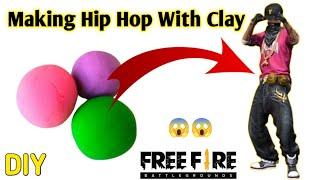 making Hip hop with clay/how to make ff hip-hop bundle making with clay #makinghiphop#clay