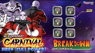 LR CARNIVAL FULL POWER JIREN Breakdown w. Team Builds (Tanabata) | Dragon Ball Z Dokkan Battle