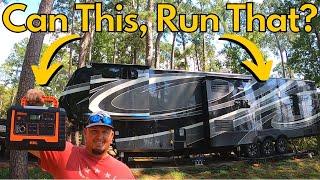 Can This, Run That? What Can This Solar Generator Power!  Fulltime RV Living!