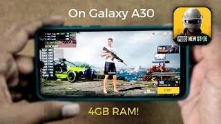 PUBG NEW STATE On Galaxy A30 | Exynos 7904 | 4GB RAM