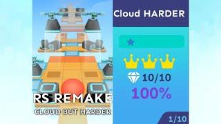 Rolling Sky Remake | Cloud in HARDER MODE