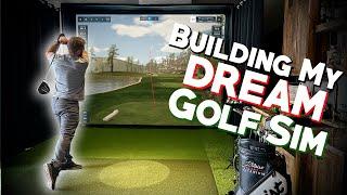 Ultimate Home Golf Simulator Build ️ [Uneekor Eye XO / BenQ LK936ST / Carl's Place Enclosure]