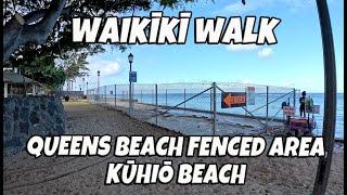 Waikiki Walk Kapiolani Park Bandstand | Walls | Queens Beach Fenced Area | Kuhio Beach
