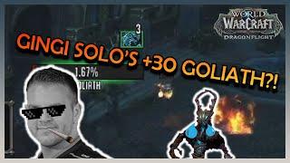 GINGI SOLOS SOULBOUND GOLIATH IN +30 WAYCREST MANOR?! | MYTHIC+ 10.2 | Daily WoW Moments #57