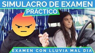 15 Faltas el examinador se cabrea. Examen práctico conducir