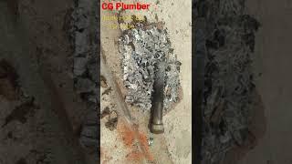 Pvc Water Tank Connection, Hole By G.i. Pipe 40mm,  Very Easy Method, By CG Plumber, Plumbingknows#