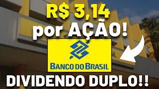 BBAS3 NOVO APORTE!! DIVIDENDO DUPLO, LUCRO RECORDE E DIVIDENDO RECORDE, BBAS3 É O MAIS BARATO!