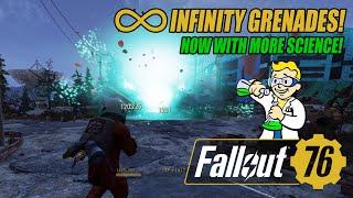 Fallout 76: Infinity grenades + OP grenade build (This is so stupid) (PATCHED)