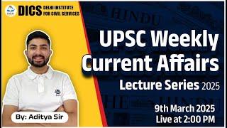 UPSC Prelims 2025 Weekly Current Affairs | Exam-Focused Updates | Crack IAS with Confidence!