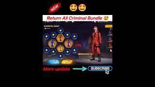 Return All Criminal Bundle  ff new event/free fire new event#shorts#ffshorts#ff