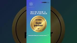 Gold Partner with Make.com #make #goldpartner #automations #experts #automate #success