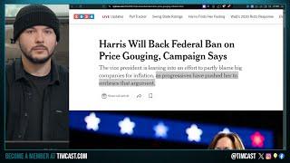 Harris Campaign First Policy Is LITERAL COMMUNISM, Far Left ATTACKS Democrat Event | TimcastNews