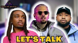 Quavo Goes Back at Chris Brown AGAIN! DJ Akademiks Swiped My Thumbnail? #InsideTheIndustry