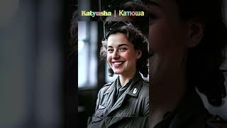 Russian Folk Song "Katyusha" (1938) #femalesoldier