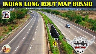 Indian Long Rout Map Mod For Bus Simulator Indonesia | Indian Map Mod Bussid | Bussid Map Mod