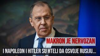 Lavrov: Napoleon i Hitler su hteli da osvoje Rusiju, sada i Makron preti