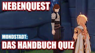 Genshin Impact - Nebenquest - Das Handbuch Quiz - Mondstadt - Ritter des Ordo Favonius Swan