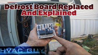 Return to Freezing Heat Pump to Change Defrost Board!