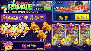 Collect BOOSTERS+Super Spins and COINS/2 Match Rumble/ Mighty Mushrooms Blow'Em Up/Color Climb