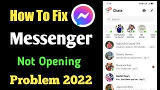 facebook messenger not working problem solve || how to fix messenger not opening problem android 12