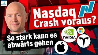 Nasdaq Crash voraus! So stark kann es abwärts gehen...