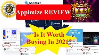 Appimize Review | Demo Video | $10K Bonuses | 99% Discount | OTOs |