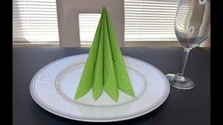 DIY: Easy Paper Napkin Folding Idea for Beginners {MadeByFate} #320