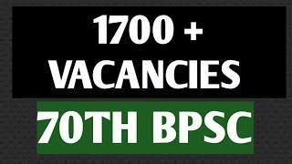 Bpsc 1700+ Vacancies ?