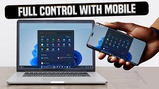 Take Full Control of Your PC With Your Smartphone from Anywhere | How to control computer with phone