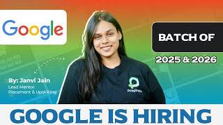 Google is Hiring 2025 & 2026 Batch | Internship Opportunity
