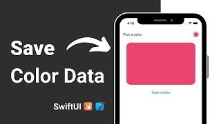 How to Save Colors with UserDefaults in SwiftUI Tutorial (2022)