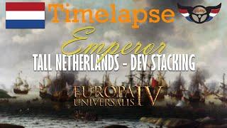 EU4 Emperor: Tall Holland into Netherlands Timelapse