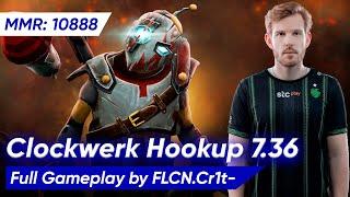  Cr1t- CLOCKWERK 7.36 SUPPORT 5 Pos | Dota 2 Pro Gameplay