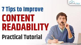 Readability Tutorial: How to Improve Content Readability for Article, Blog, Website?