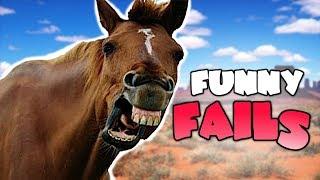 RED DEAD REDEMPTION 2 BEST FUNNY FAILS COMPILATION