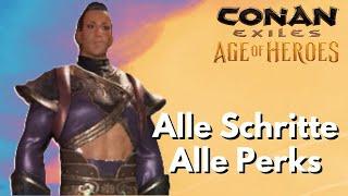 LIU FEI Wie du die richtigen Perks erhälst | Age of Heroes | Conan Exiles Guide