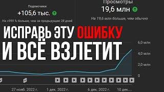 ЮТУБ ОШИБКИ КОТОРЫЕ ТЫ ДОПУСКАЕШЬ ПРИ ВЕДЕНИИ КАНАЛА НА YOUTUBE! КАК НАБРАТЬ ПОДПИСЧИКОВ НА ЮТУБ!