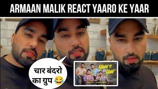 Armaan Malik Reaction on Yaaro ke Yaar Song  Elvish Yadav and Kataria Lakshay Archit New Song