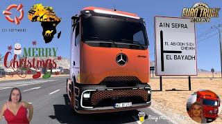 Euro Truck Simulator 2 (1.53) Mercedes Benz MP6 2025 Delivery to Algeria North Africa + DLC's & Mods