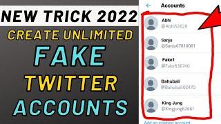 How to create unlimited Twitter accounts without orignal phone number and email address?