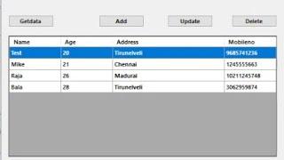 How to Add-Update-Delete a row in datagridview - VB.net